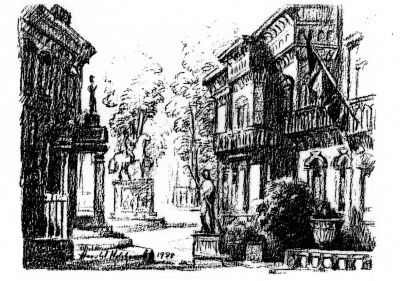 Drawing 99  Sketch Of Jackson Square  1988  Catalogue
