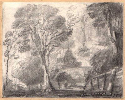 Drawing 12 [Paper on Board]   1987  5.5 x6.75  Direct
