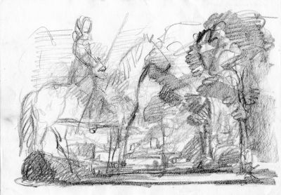 Drawing 27 [Rider]   Undated   7x10   Direct
