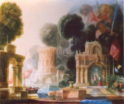 Arthurian Seaport   1995   21x24.5   Photo[s]
