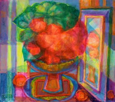 Still Life With Mirror   2008  14.5x16  Digital
Keywords: still-life