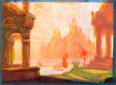 Church Of Santa Maria Della Salute  2008  6x8  Direct
Keywords: ecclesiastical