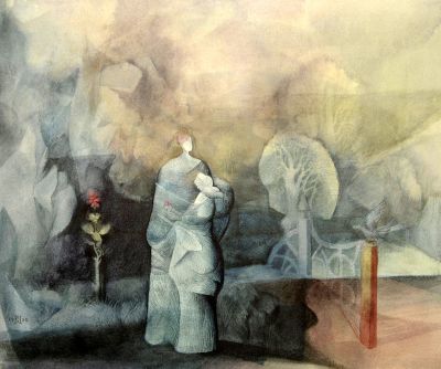 Entwined Lovers  1958 10x12 Internet
