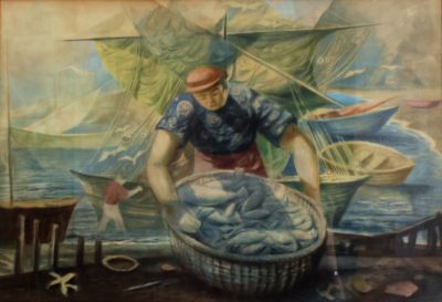 Fisherman  1965  18x25  Digital
