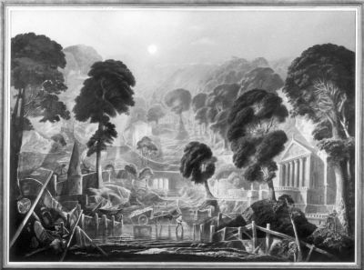 Unknown 180 [Cart Crossing River]   1967   Large   B&W Photo
