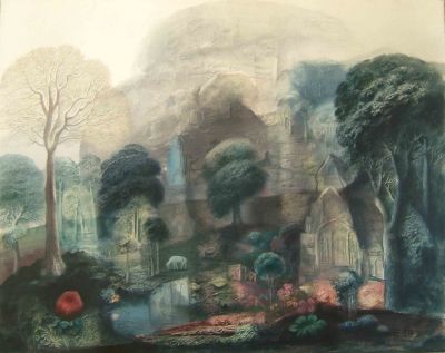 Gothic Landscape  1968  21x25  Digital
