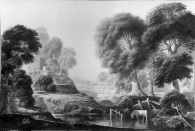 Unknown 179 [Cow In Pool]   1969  23.25x33.5   B&W Photo
