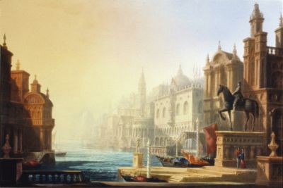 Untitled Book Plate 3 [Venetian Scene]   1973  Slide-800
Keywords: capriccio