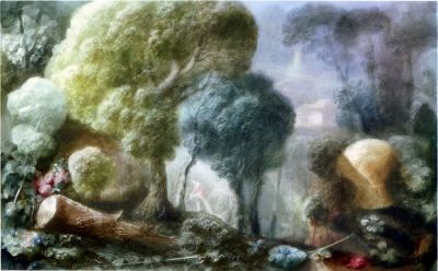 Woodland Valley [A]   1982   10x15.75 Neg
Keywords: imagined-landscape