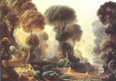 Landscape With White Horse   1983   30x39.75   Catalogue
