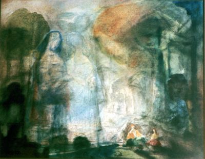 Inspirational Sketch From Parsifal   9x11.5   Photo[s]
