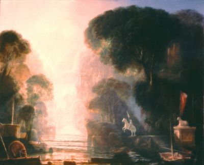 Sunrise Over Tintagel   1985   20x24.5   Slide
