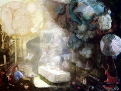 Supper At Emmaus 1985 24x31.5 Neg
