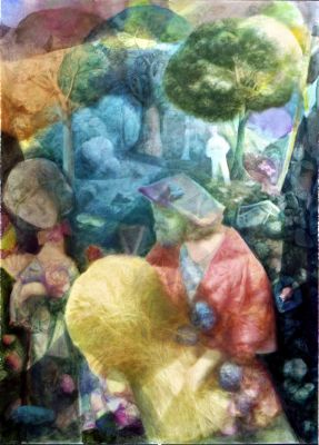 1988  Lost painting!
Keywords: abstract-landscape