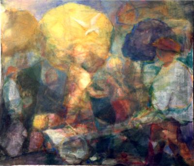 Figure Composition [Paitned Over]  1988  22x25  Photo[s]
Keywords: abstract-figures