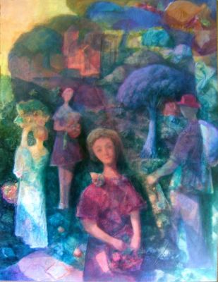 Figures In An Orchard  [LC]  1988  44x32  Digital
Keywords: abstract-figures