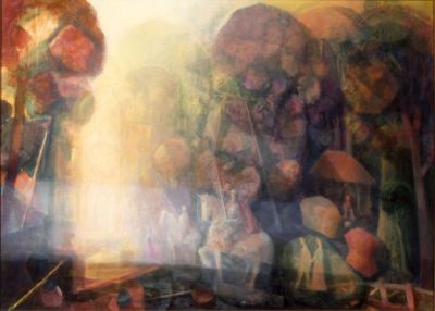 Canterbury Pilgrims 32.5x45 1989 Transparency
