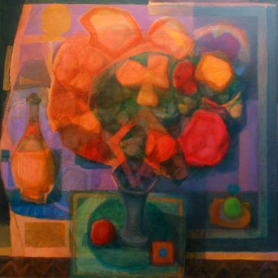 Still Life In Alcove  1989  30x30  Digital
Keywords: still-life