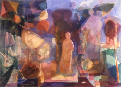 Tobias And The Angel 1989 32x44 Transparency
Keywords: transition;religious;abstract-figures