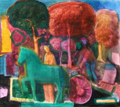 Green Horse   1991   15x17    Digital
