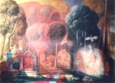 Canterbury Pilgrims [Early Version]   1993   32x44   Photo[s
