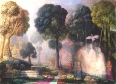 Canterbury Pilgrims  32x44  1993 Transparency
