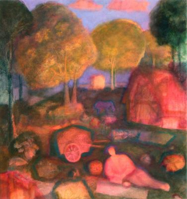 Farmyard Scene  1993  16x18  Digital
