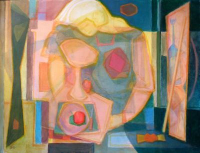 Girl With Tray   1993  32x44  Digital
