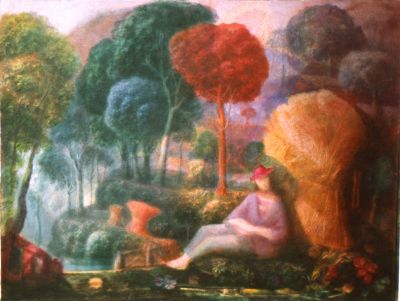 Hill Top View With Figure   1993   16x21   Photo[s]
