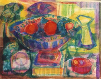 Interior With Still Life [Early Version]   1993   9x11.25   
