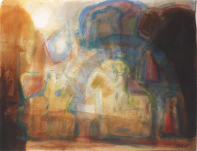 Medieval Composition [A] Early Version   1993   9x11.75   Ph
