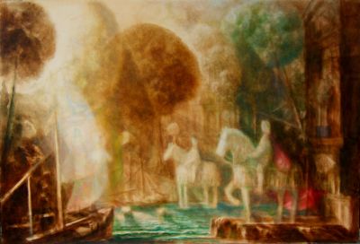 Celestial Harbour [A]  1996  22x32  Digital
