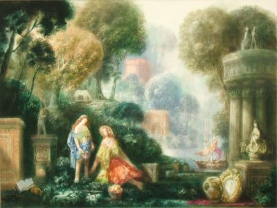 Classical Scene  1996  11.5x16  Digital
