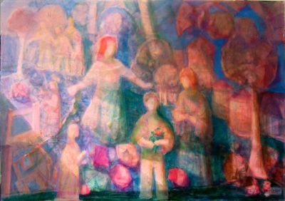 Gypsy Gathering [A]   1997   23.25x33   Digital
Keywords: abstract-figures;festival