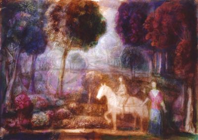 Sunlit Path 8.25x11.5 1997 Trans
