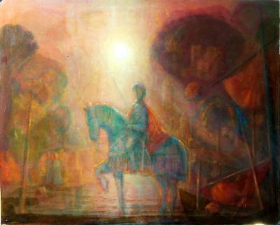 Equestrian Figure   1998  23x29   Digital
