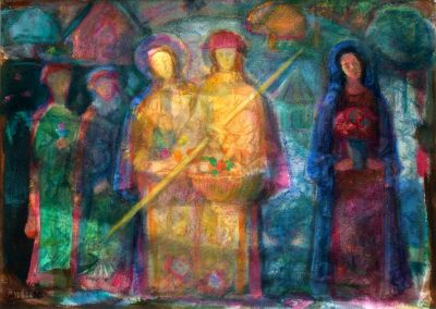 Harvest Festival  1998  10x14  Digital
Keywords: abstract-figures;festival