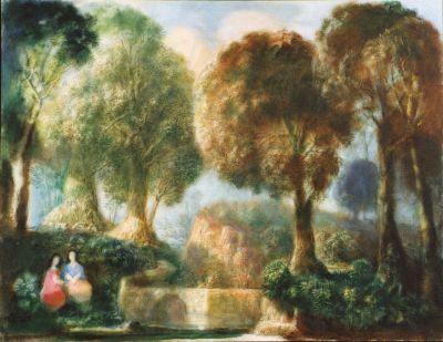 Riverbank With Figures   1998   14x18   Photo[s]
