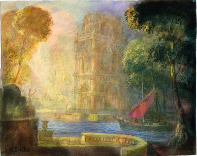 Scene Near Verona Italy 1998 8.25x10.25 Direct
