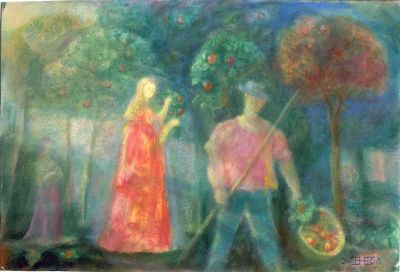 Apple Orchard   2000   7.5x11   Direct
