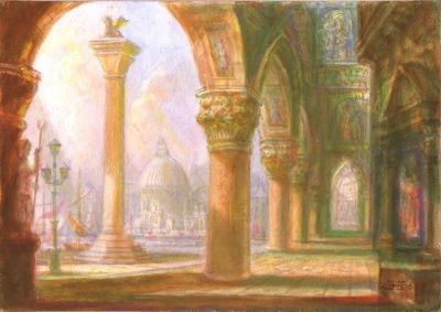 Palazzo Ducale, Venice   2000   8.25x11.75   Direct
