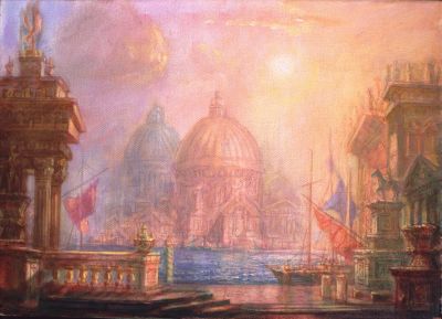 Sea Mist And Sunlight [canvas]   2000  10x14   Slide
