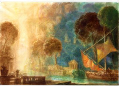 Sunrise - Entrance To Carthage 2000 8.25x11.75
