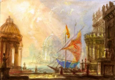 Venice - A Colour Sketch   2000   6.75x9.75   Direct
