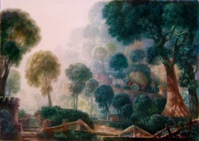 Farming Retreat  2001  21x29.5  Digital
