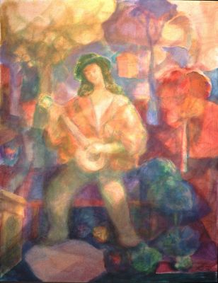 Mandolin Player [The]    2001   18x14   Slide
