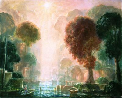 Woodland Estuary   2001   16x20   Slide
