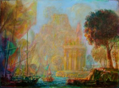 Temple At Phrygia  2003  9x12  Digital
