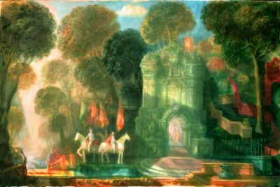 Visit To Medina [Earlier Version]   2001   20x30   Slide
