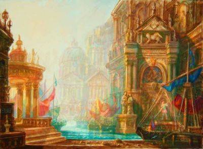 Collective Impression Of Venice [A]   2004  22x30  Digital
